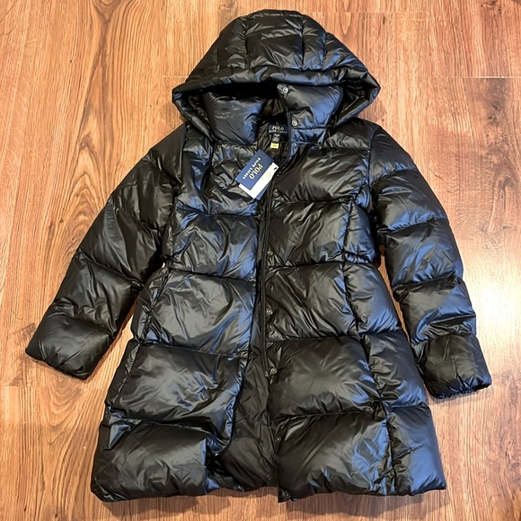 Down Hooded Long Jacket